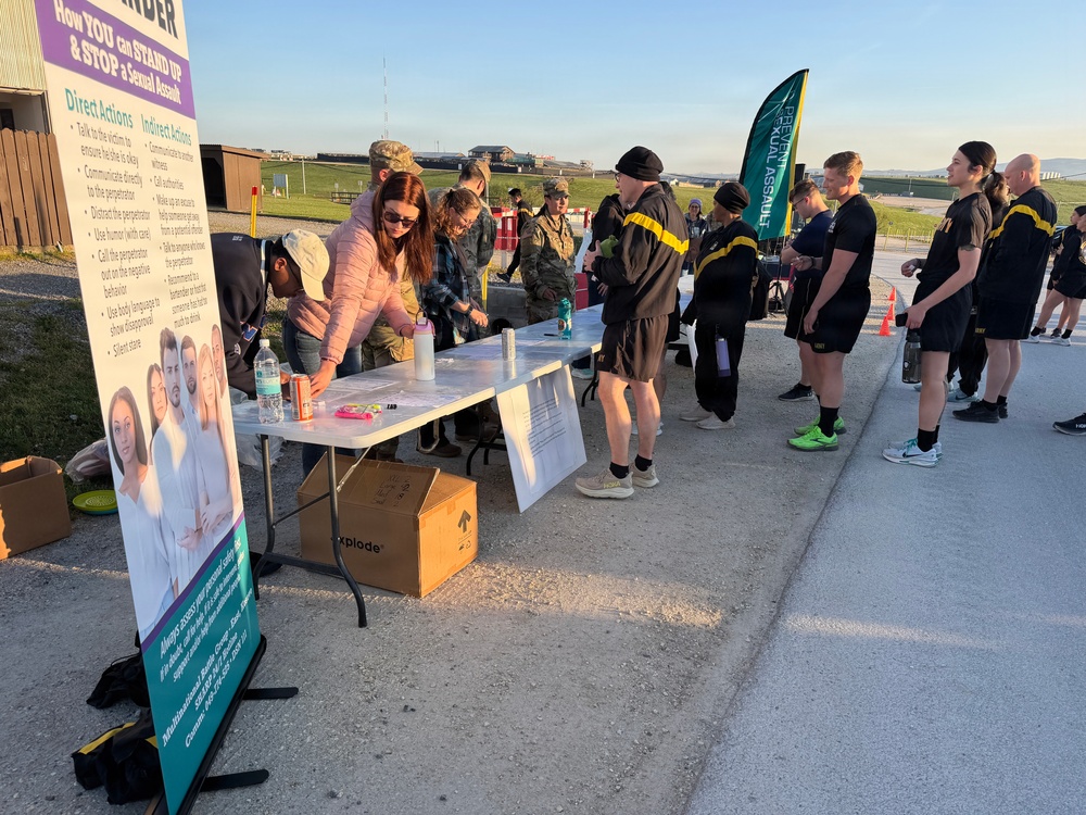 KFOR personnel participate in Respect Run for Sexual Assault Awareness Month
