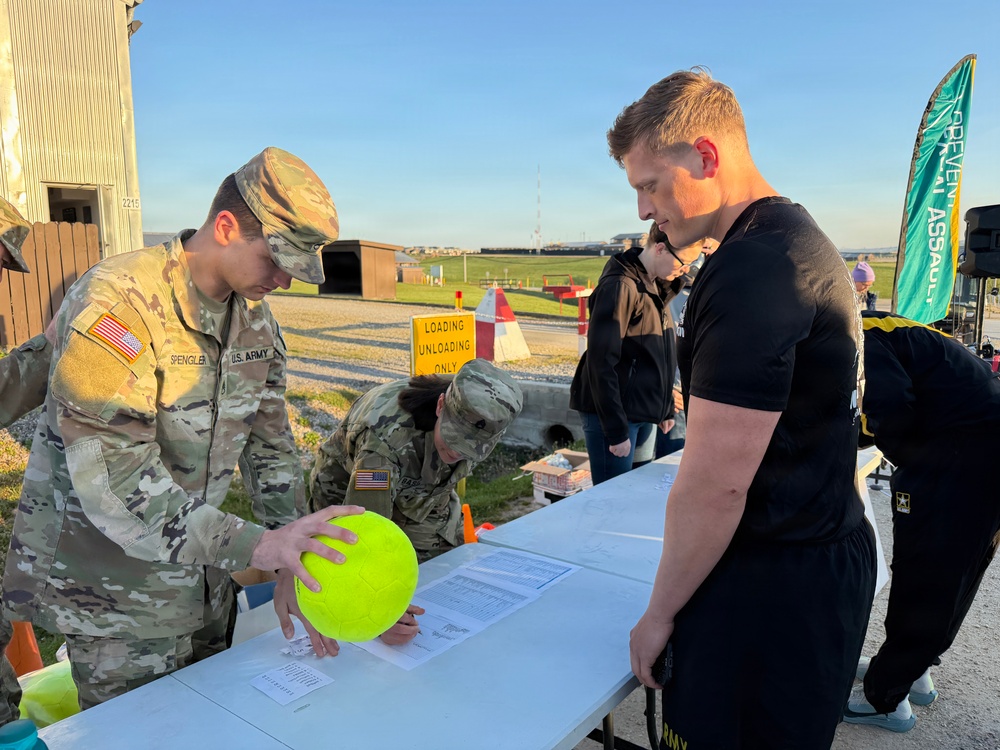 KFOR personnel participate in Respect Run for Sexual Assault Awareness Month