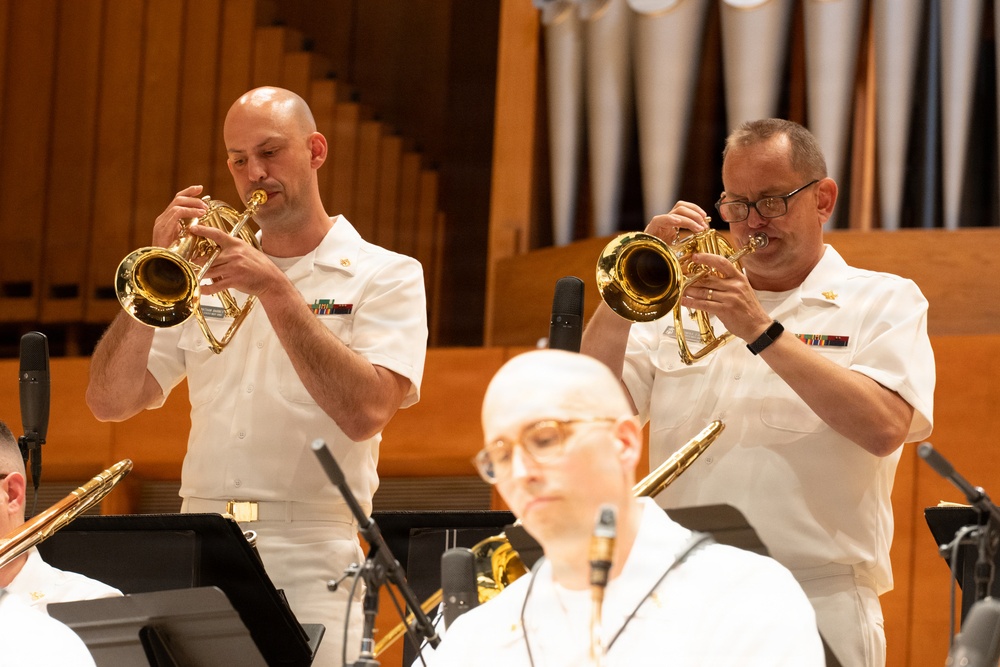 U.S. Navy Band Commodores perform at the State University of New York Fredonia