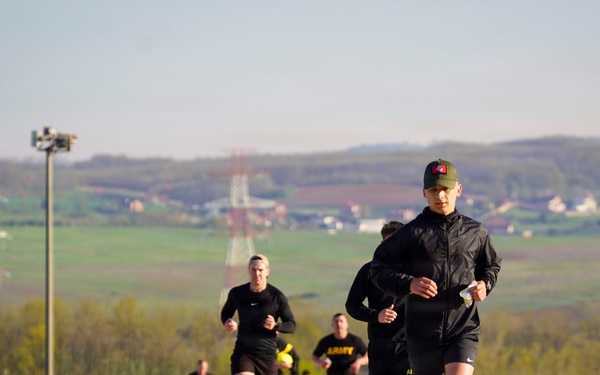KFOR personnel participate in Respect Run for Sexual Assault Awareness Month