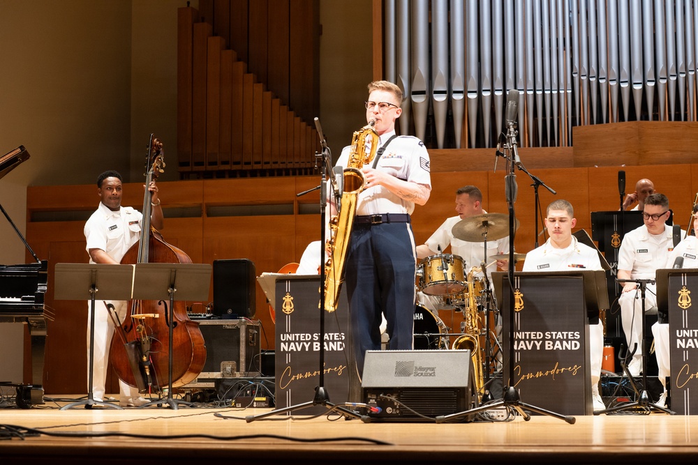 U.S. Navy Band Commodores perform at the State University of New York Fredonia
