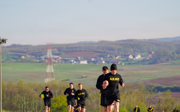 KFOR personnel participate in Respect Run for Sexual Assault Awareness Month