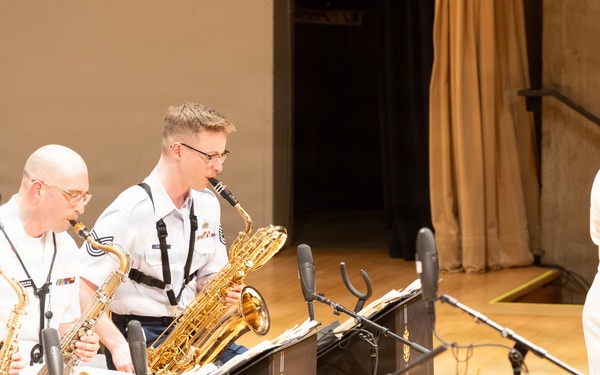 U.S. Navy Band Commodores perform at the State University of New York Fredonia