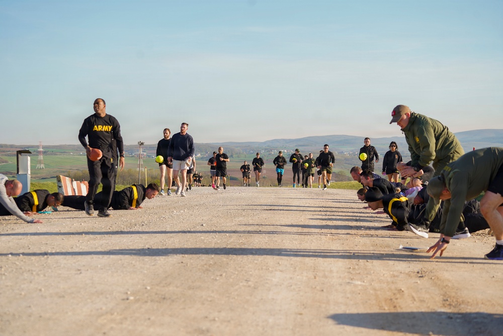 KFOR personnel participate in Respect Run for Sexual Assault Awareness Month