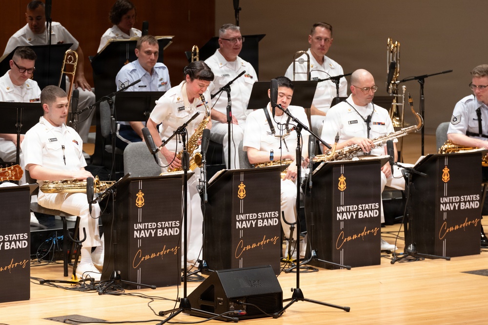 U.S. Navy Band Commodores perform at the State University of New York Fredonia
