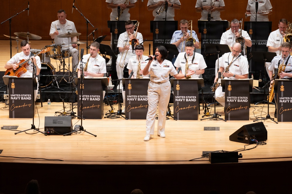U.S. Navy Band Commodores perform at the State University of New York Fredonia