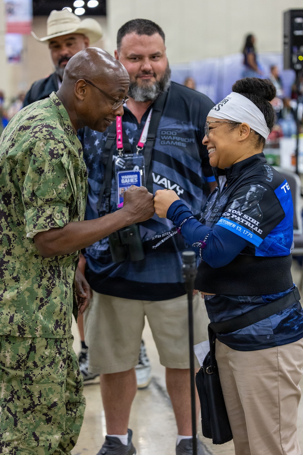 Rear Adm. Stephen D. Barnett Attends Archery Competition at the 2026 Warrior Games
