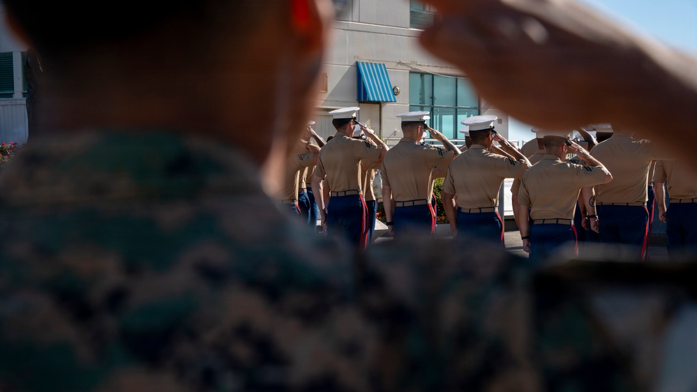 U.S. Marines Conduct Wreath-Laying Ceremony in Virginia Beach