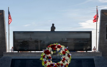 U.S. Marines Conduct Wreath-Laying Ceremony in Virginia Beach