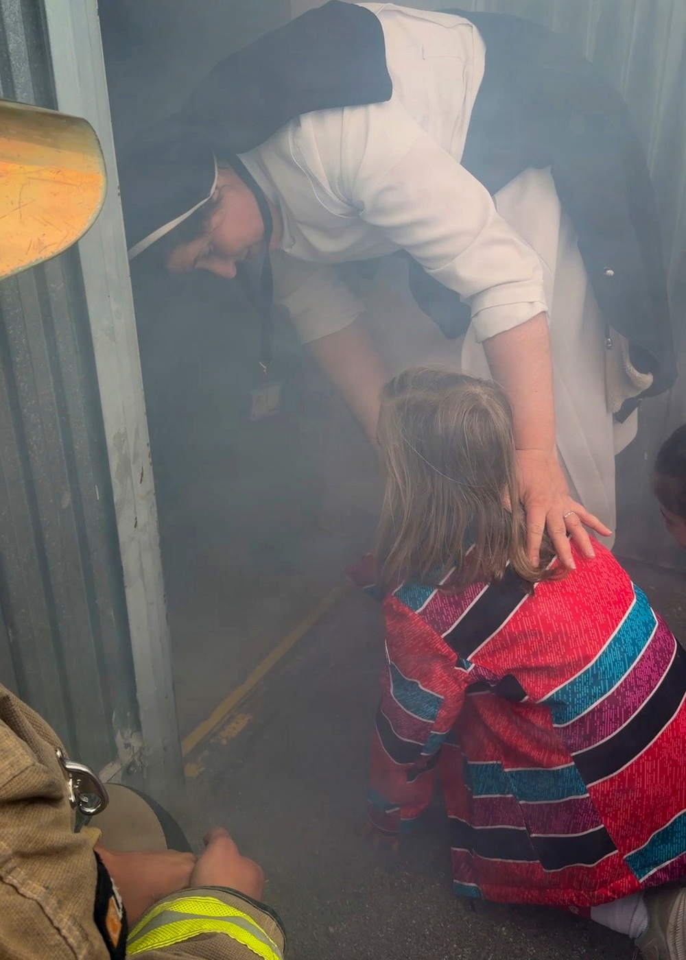 KFOR hosts Public Safety Day for Mother Cabrini Kindergarten students at Camp Bondsteel