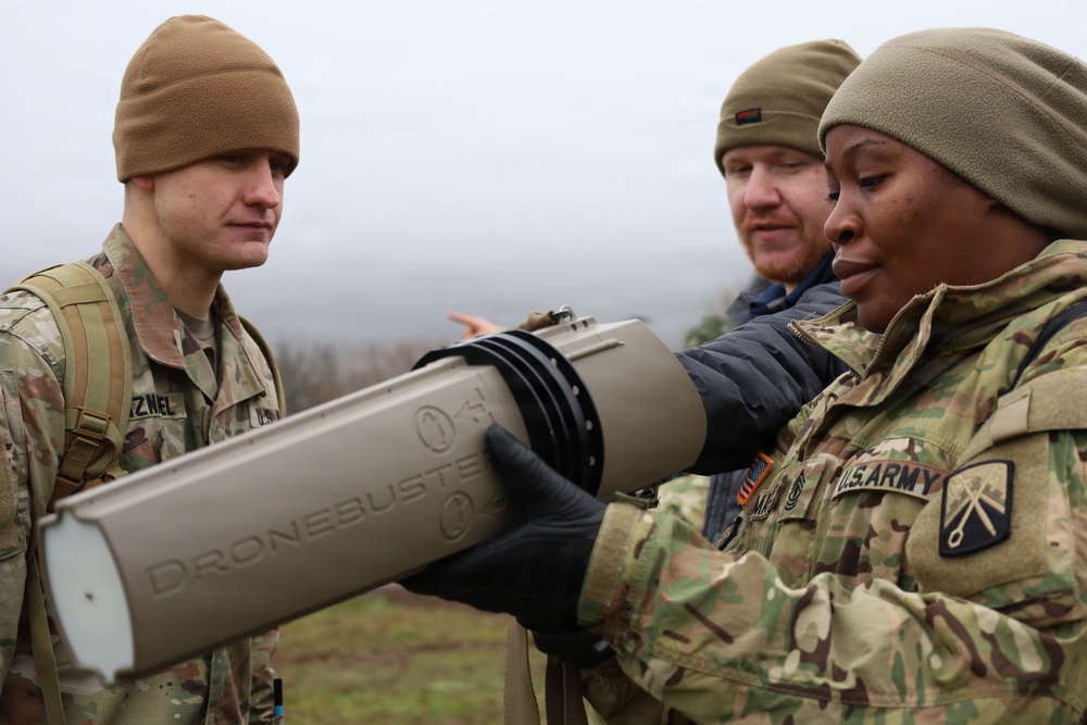 HHC Soldiers Receive Hands‑On Instruction With Drone Blaster
