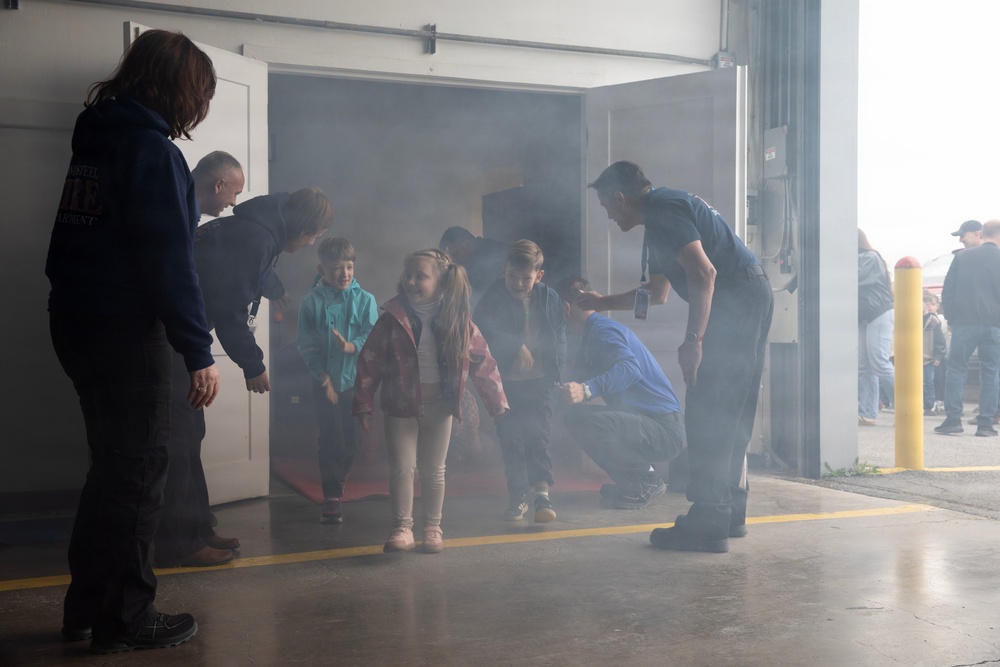KFOR hosts Public Safety Day for Mother Cabrini Kindergarten students at Camp Bondsteel