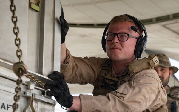 KC-130J Delivers Cargo throughout the AOR