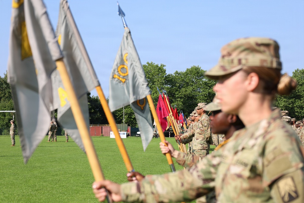 Knights Stand Ready During 16th Sustainment Brigade Change of Command