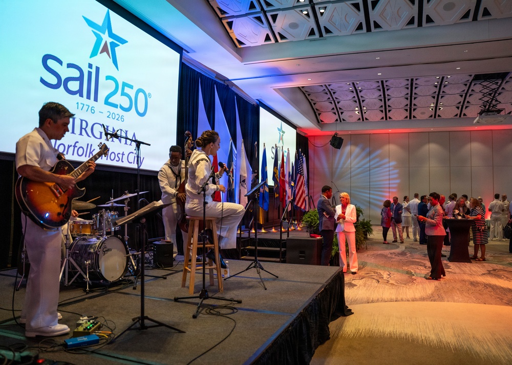 Sail 250 Captain’s Welcome Reception Held in Norfolk