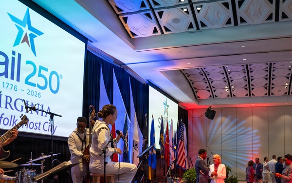 Sail 250 Captain’s Welcome Reception Held in Norfolk