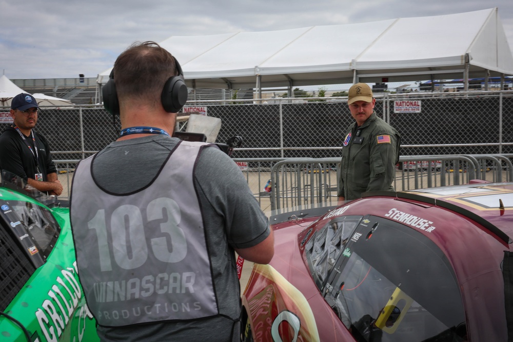 Sailor Acts in NASCAR Intagram Reel