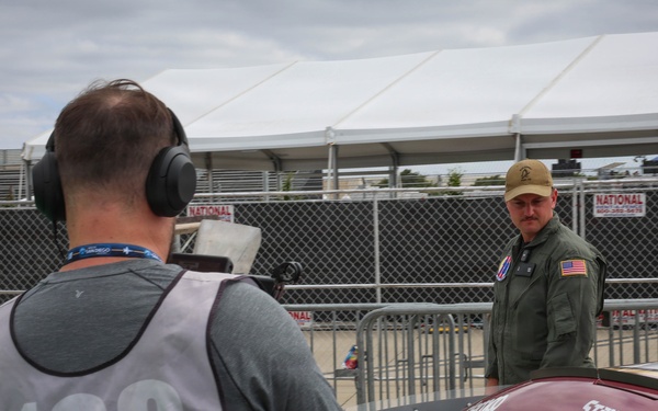 Sailor Acts in NASCAR Intagram Reel