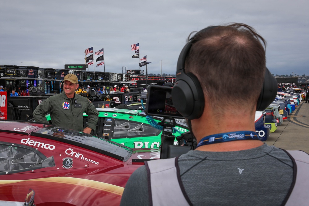 Sailor Acts in NASCAR Intagram Reel