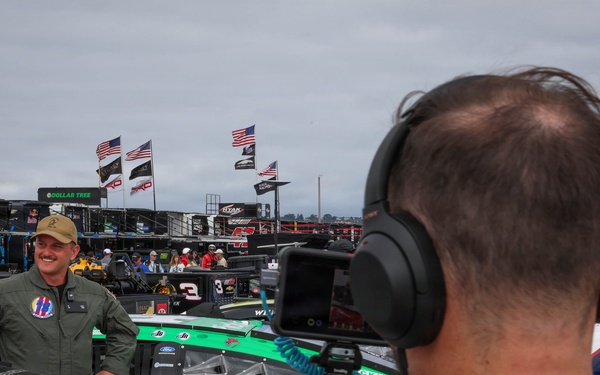 Sailor Acts in NASCAR Intagram Reel