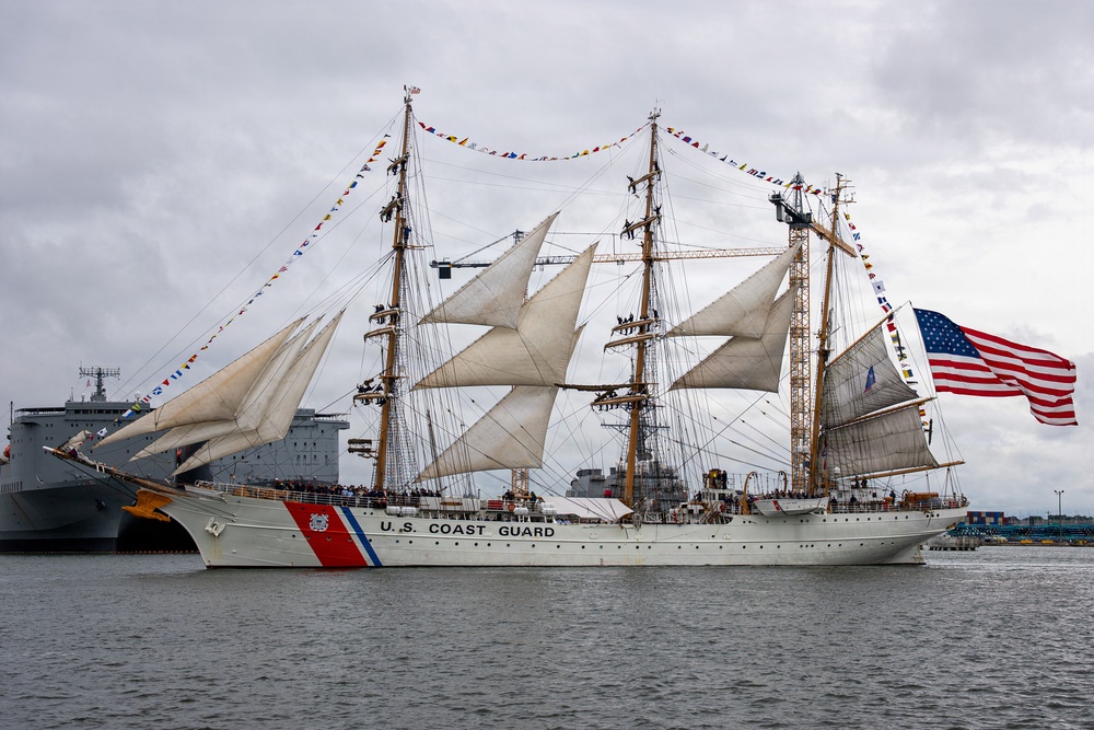 Parade of Sail in Norfolk