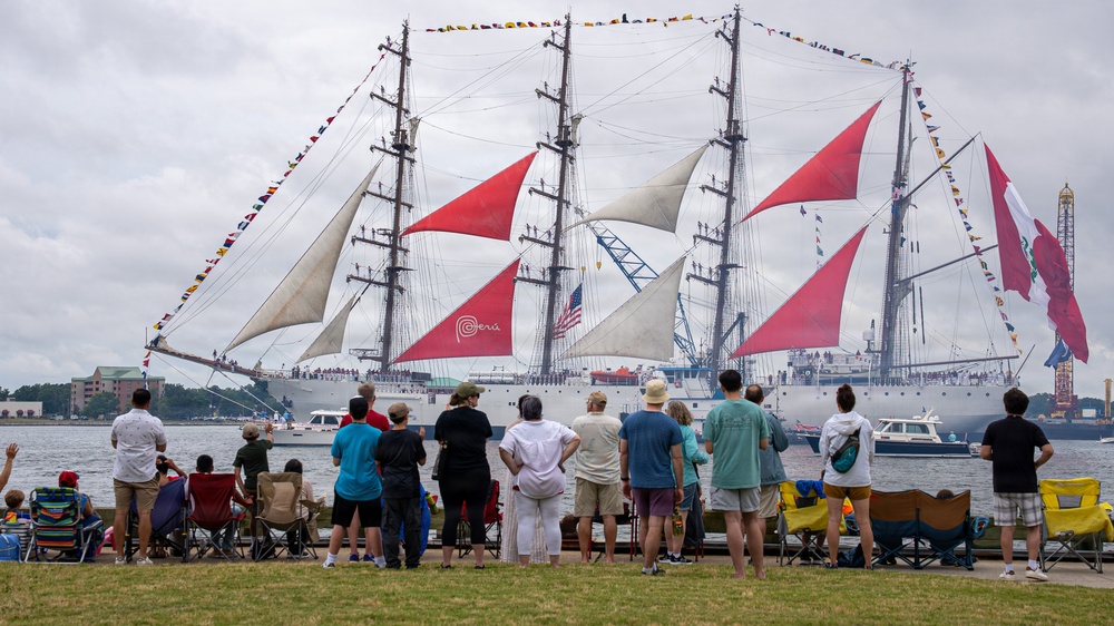 Parade of Sail in Norfolk