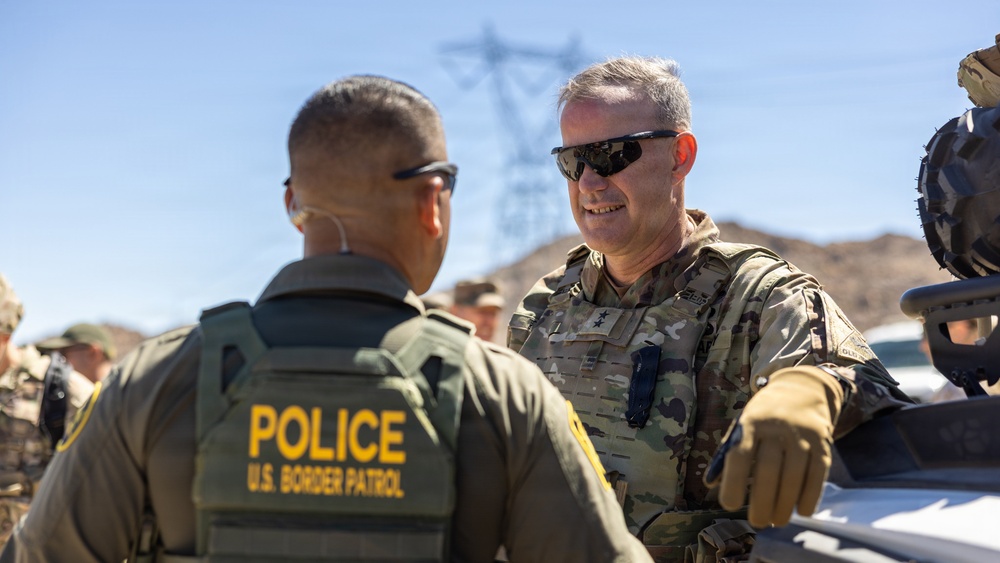 JTF-SB Command visits El Centro Sector