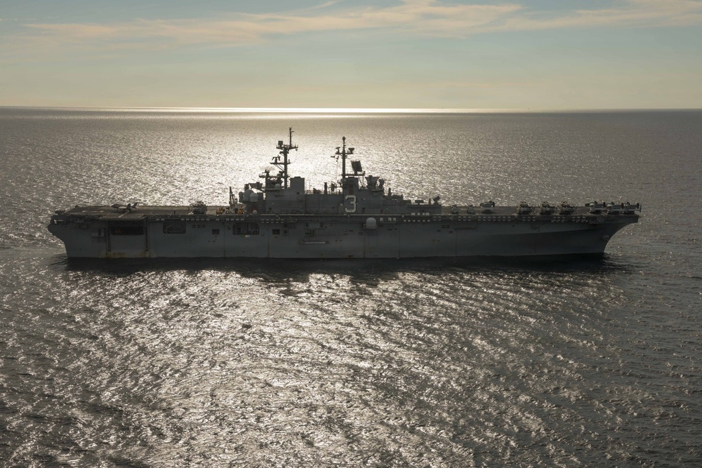 USS Kearsarge Transits Atlantic Ocean