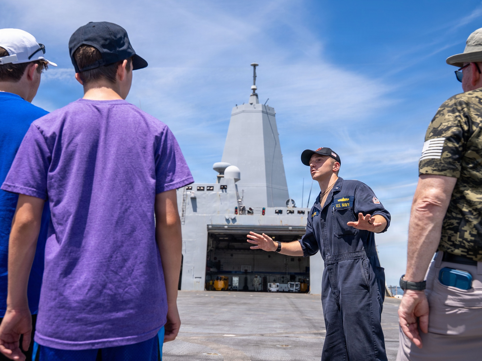 DVIDS - Images - USS San Antonio (LPD 17) conducts ship tours at