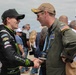 Naval Base Coronado Leaders meet NASCAR racer Riley Herbst's team