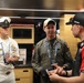 Naval Base Coronado Leaders meet NASCAR racer Riley Herbst's team