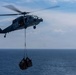 USS Boxer, USNS Alan Shepard, HSC 21 Conduct VERTREP