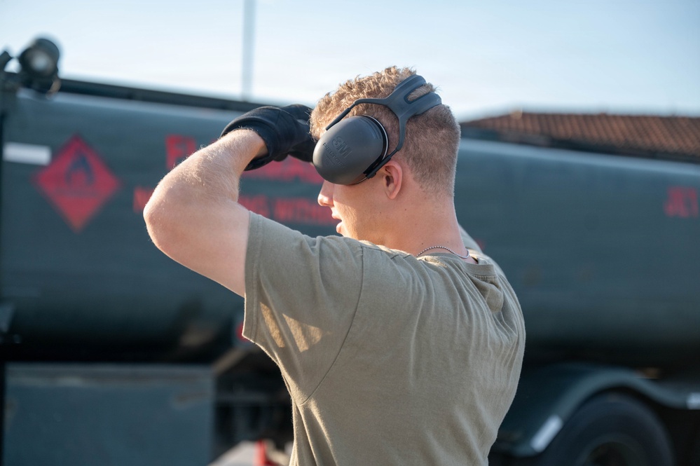 161st Air Refueling Wing Fuel Specialists Train at Aviano Air Base
