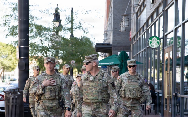 Senior leaders with NGB and DCNG visit JTF-DC patrol teams