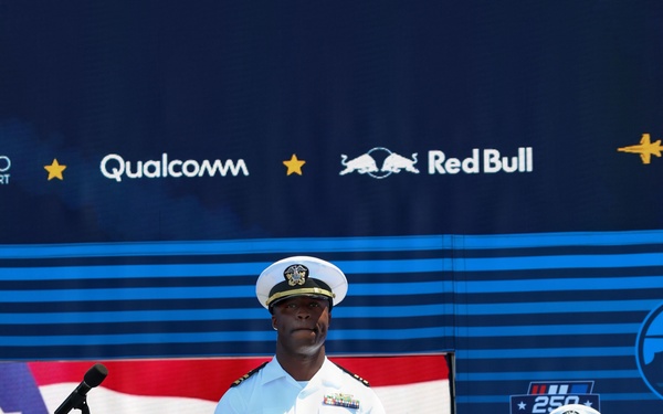 Jesse Iwuji, NASCAR driver #91, promoted to commander