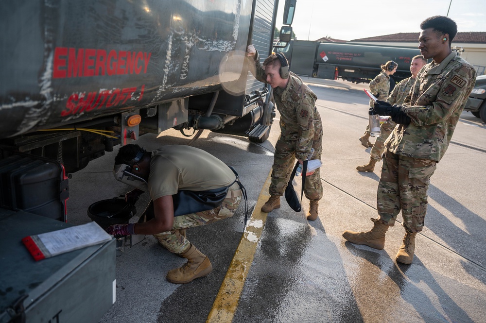 161st Air Refueling Wing Fuel Specialists Train at Aviano Air Base