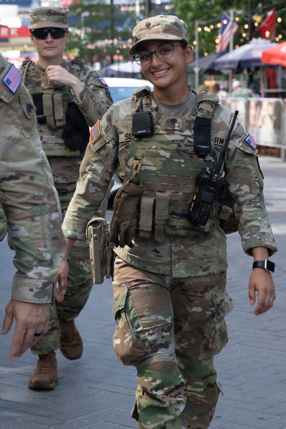 Senior leaders with NGB and DCNG visit JTF-DC patrol teams