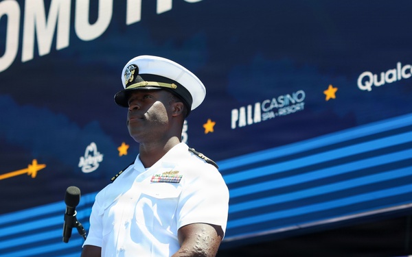 Jesse Iwuji, NASCAR driver #91, promoted to commander