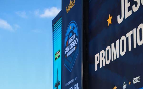 Jesse Iwuji, NASCAR driver #91, promoted to commander