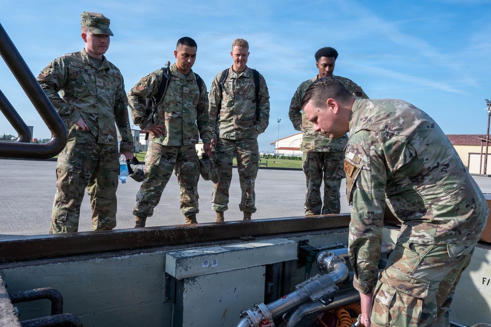 161st Air Refueling Wing Fuel Specialists Train at Aviano Air Base