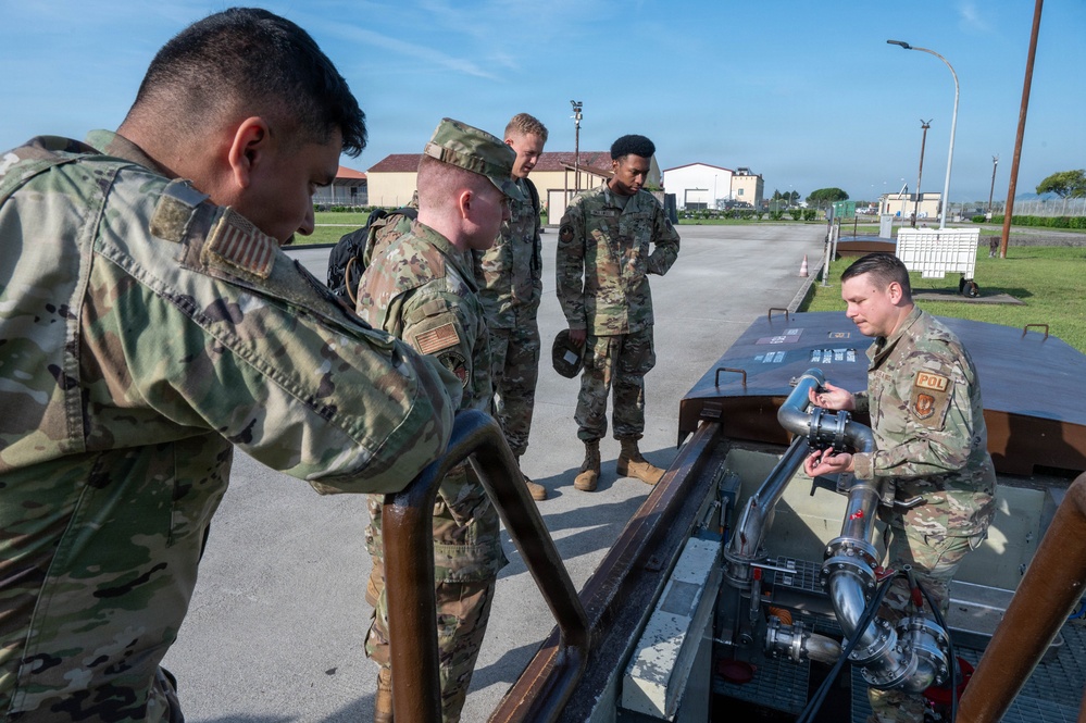 161st Air Refueling Wing Fuel Specialists Train at Aviano Air Base