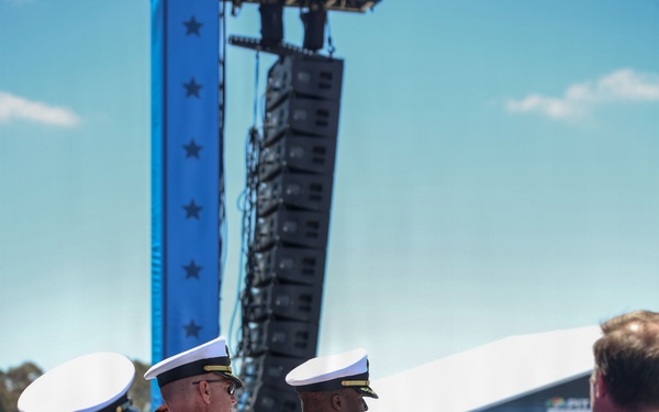 Jesse Iwuji, NASCAR driver #91, promoted to commander