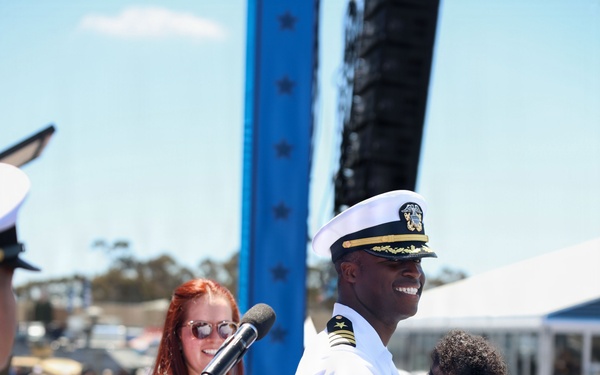 Jesse Iwuji, NASCAR driver #91, promoted to commander