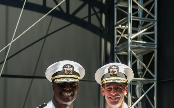 Jesse Iwuji, NASCAR driver #91, promoted to commander