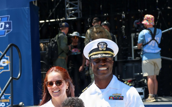 Jesse Iwuji, NASCAR driver #91, promoted to commander