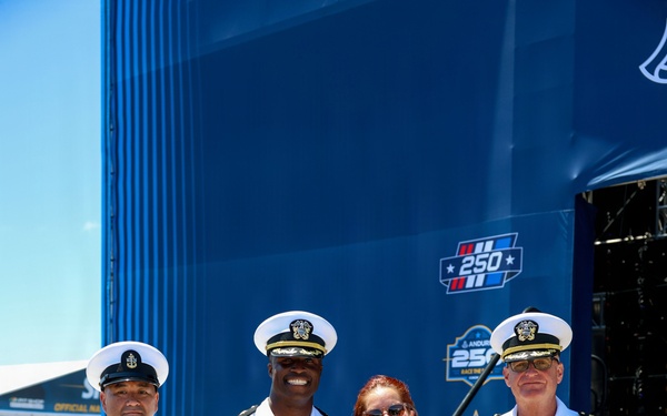 Jesse Iwuji, NASCAR driver #91, promoted to commander