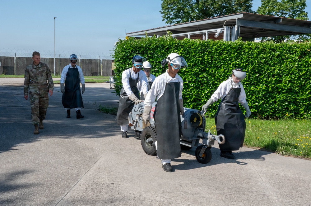 161st Air Refueling Wing Fuel Specialists Train at Aviano Air Base
