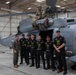 NASCAR driver Ty Gibbs’ team tours HSM-35 during the NASCAR San Diego Weekend
