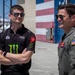 NASCAR driver Ty Gibbs’ team tours HSM-35 during the NASCAR San Diego Weekend