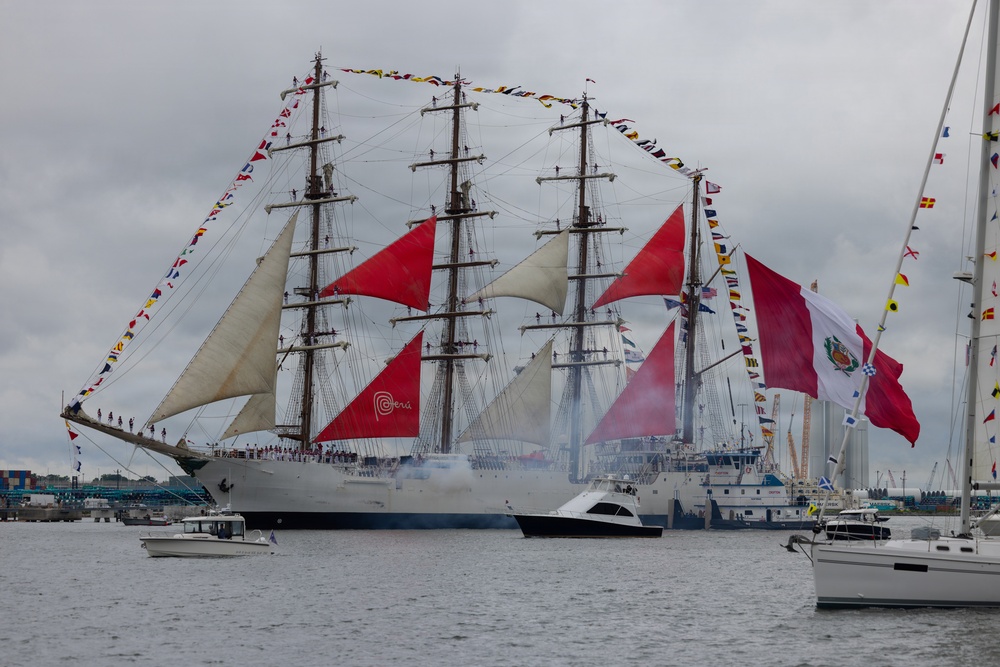 Sail 250 Virginia Parade of Sail arrives in Norfolk